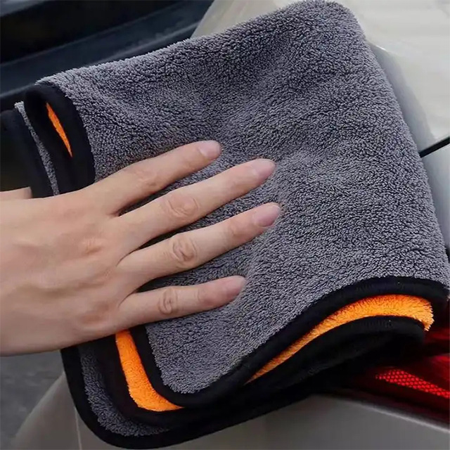 Quick Drying - Highly Absorbent Coral Velvet Car Wash Towel,Microfiber Cleaning towel,Ultra Soft Car Washing Clothes