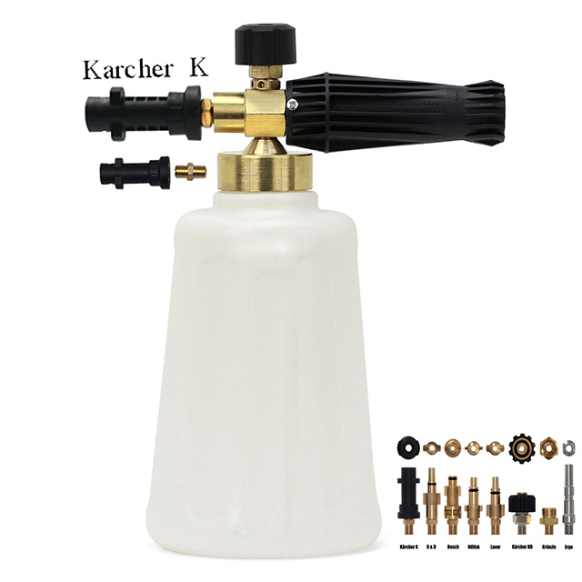 Foam Cannon for Pressure Washer, Snow Foam Lance with 1/4 Quick Connector, Wide Neck soap gun