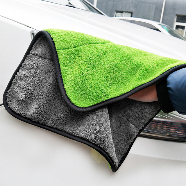 Quick Drying - Highly Absorbent Coral Velvet Car Wash Towel,Microfiber Cleaning towel,Ultra Soft Car Washing Clothes