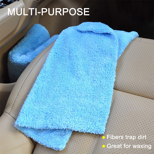 Coral Velvet Car Wash Towel, Super Absorbent Microfiber towel Car, Ultra Soft Car Cleaning Towel