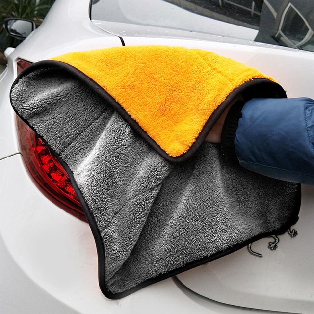 Quick Drying - Highly Absorbent Coral Velvet Car Wash Towel,Microfiber Cleaning towel,Ultra Soft Car Washing Clothes